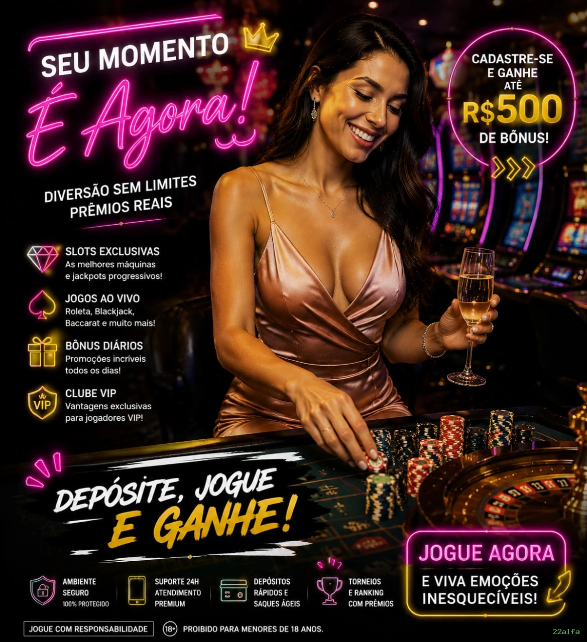 Slots com prêmios 22alfa